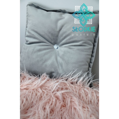 Diane poduszka dekoracyjna kwadratowa z cyrkonią Słodkie Pastele - 8