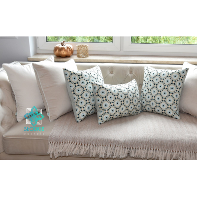 Mandala I poduszka dekoracyjna kwadratowa ze wzorem Słodkie Pastele - 8