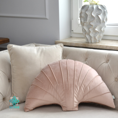 Shell poduszka dekoracyjna muszla z przeszyciem Słodkie Pastele - 5