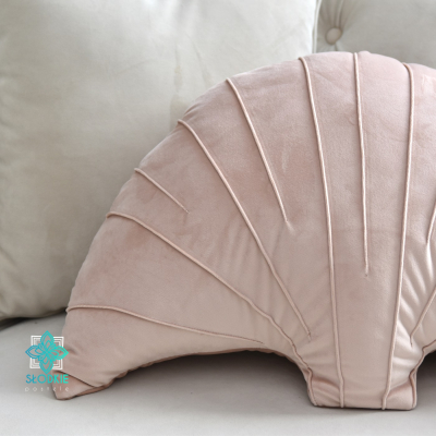 Shell poduszka dekoracyjna muszla z przeszyciem Słodkie Pastele - 6