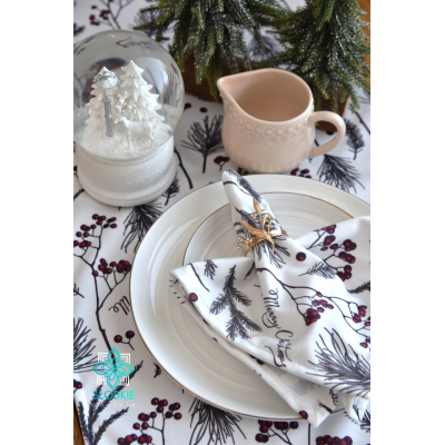 Serwetki świąteczne do dekoracji stołu 5 wzorów  - 9