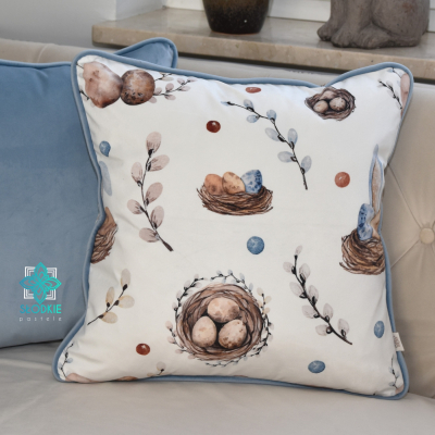 Wielkanocny Zając poszewka dekoracyjna z wypustką Słodkie Pastele - 6