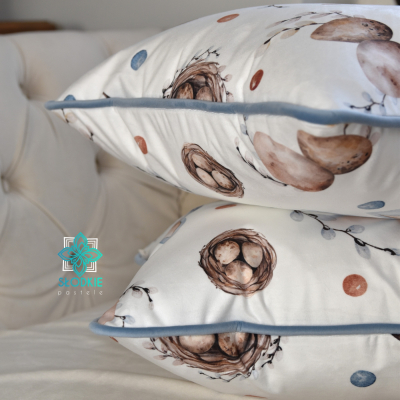 Wielkanocny Zając poszewka dekoracyjna z wypustką Słodkie Pastele - 4