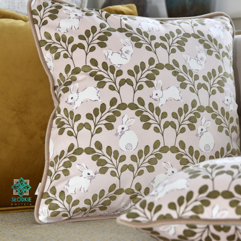 Wielkanocna Łąka poszewka dekoracyjna z wypustką  - 1