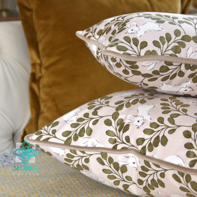 Wielkanocna Łąka poszewka dekoracyjna z wypustką  - 4