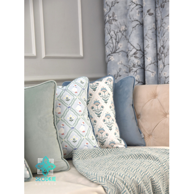 Poszewka dekoracyjna Goose mint & blue  - 3