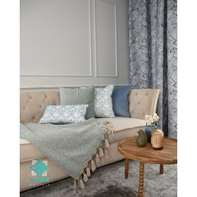 Poszewka dekoracyjna Goose mint & blue II  - 4