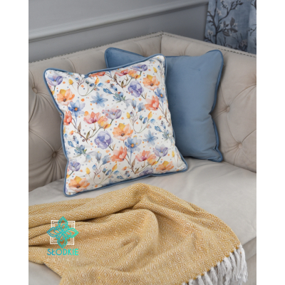 Słoneczne Kwiaty poszewka dekoracyjna z wypustką  - 2