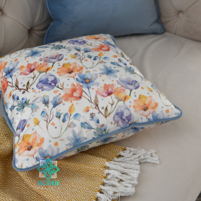 Słoneczne Kwiaty poszewka dekoracyjna z wypustką  - 4