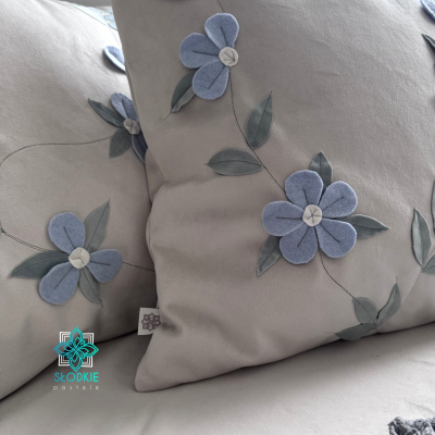 Kwiaty 3d poszewka dekoracyjna  - 7