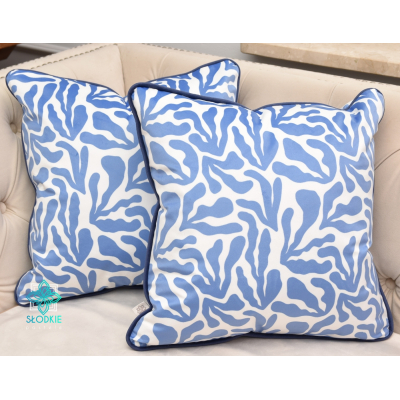 Coral Blue poszewka dekoracyjna z wypustką  - 1