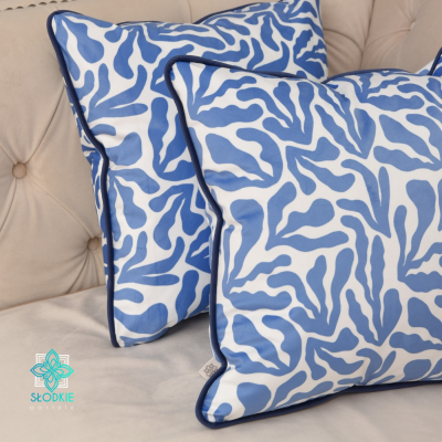 Coral Blue poszewka dekoracyjna z wypustką  - 6