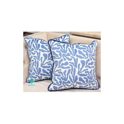 Coral Blue poszewka dekoracyjna z wypustką  - 8