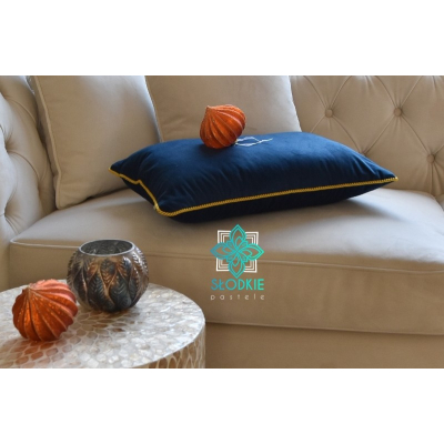 Pola II Poduszka dekoracyjna prostokątna z ozdobnym sznurem Słodkie Pastele - 8