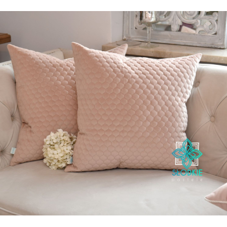Rose Poudre I poduszka dekoracyjna kwadratowa Słodkie Pastele - 1