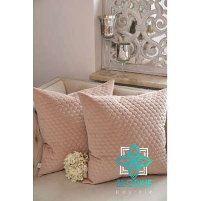 Rose Poudre I poduszka dekoracyjna kwadratowa Słodkie Pastele - 8