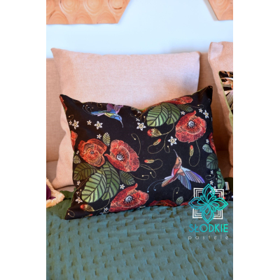 Maki poduszka dekoracyjna w kwiaty Słodkie Pastele - 2